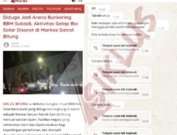 Markas Militer Disulap Jadi Arena Bunkering BBM Subsidi, Dansatrol Bitung Diduga Tekan Wartawan Takedown Berita