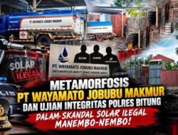 Metamorfosis PT Wayamato Jobubu Makmur dan Ujian Integritas Polres Bitung dalam Skandal Solar Ilegal Manembo-Nembo